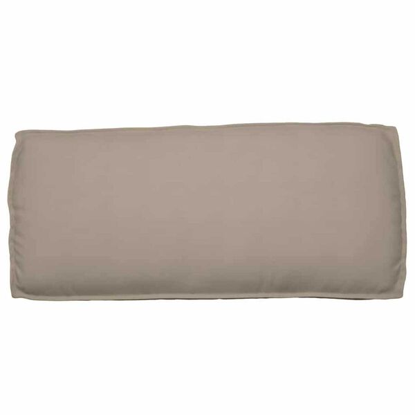 vidaXL Μαξιλάρι παλέτας για κάθισμα / πλάτη Taupe 120 x 50 x 12 εκ.