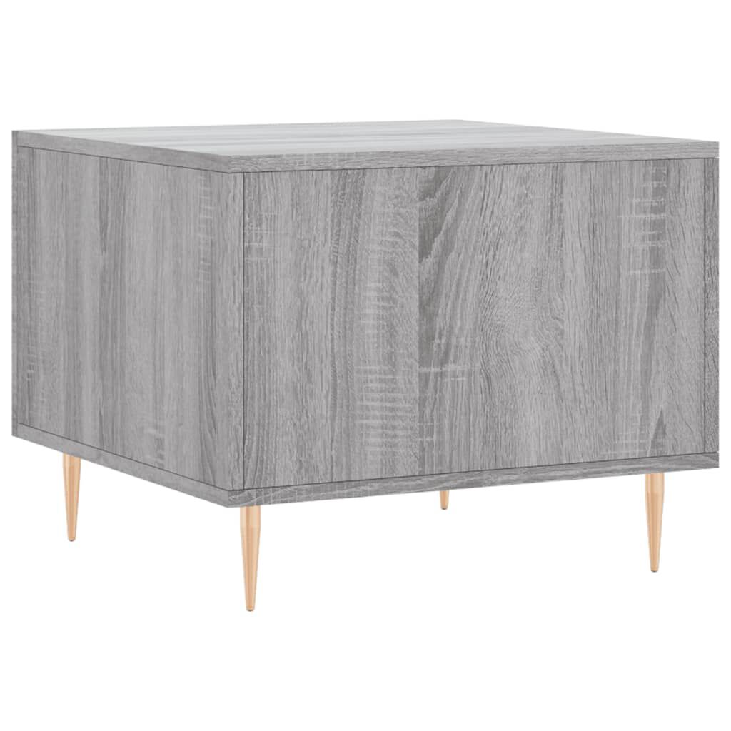 vidaXL Τραπεζάκια Σαλονιού 2 τεμ Γκρι sonoma 50x50x40 εκ Επεξ. Ξύλο
