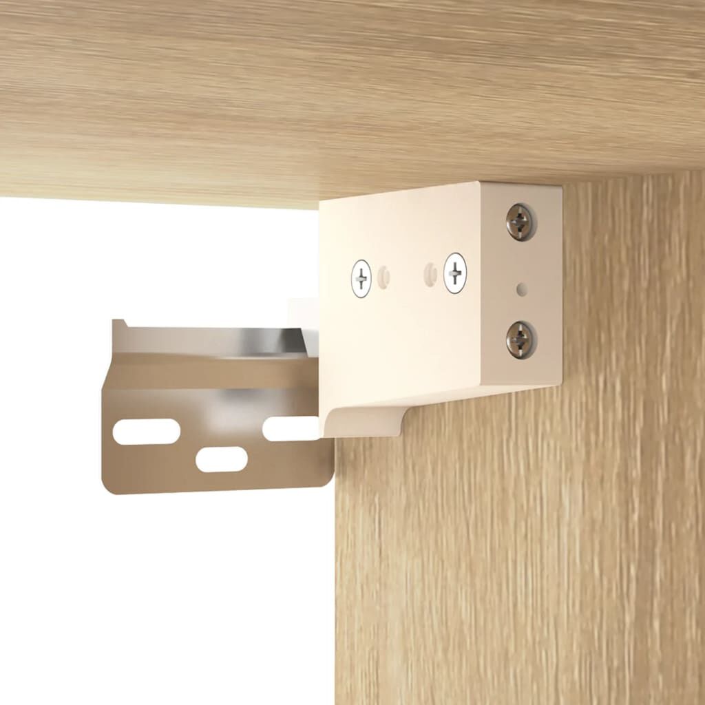 vidaXL Κομοδίνα Επιτοίχιο Sonoma Δρυς 50x36x47 εκ.