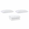 vidaXL Πάπλωμα Άλλο με μαξιλάρι 3 pcs Λευκό 200 x 200 cm Μικροΐνες