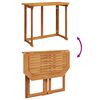 vidaXL Σετ Μπιστρό Κήπου 4 pcs Καφέ Μασίφ ξύλο ακακίας