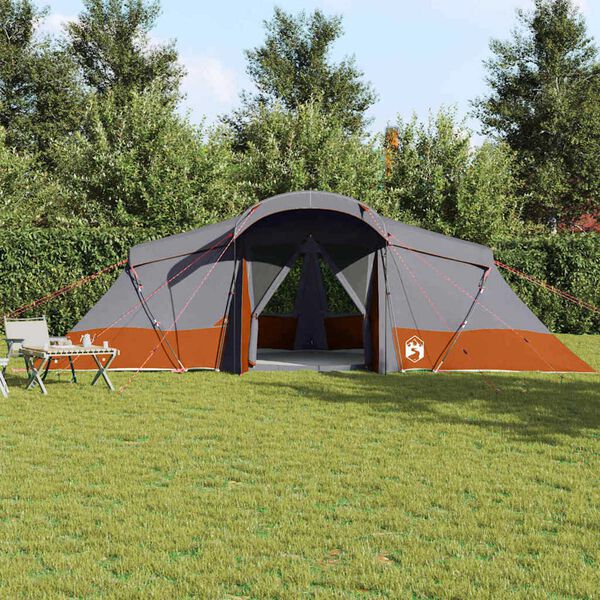 vidaXL Σκηνές Γκρι και πορτοκαλί 721 x 335 x 212 εκ Πολυεστέρας