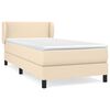 vidaXL &Kappa;&rho;&epsilon;&beta;ά&tau;&iota; Boxspring &mu;&epsilon; &Sigma;&tau;&rho;ώ&mu;&alpha; &Kappa;&rho;&epsilon;&mu; 90x190 &epsilon;&kappa;.&Upsilon;&phi;&alpha;&sigma;&mu;ά&tau;&iota;&nu;&omicron;