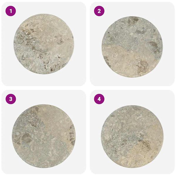 vidaXL &Epsilon;&pi;&iota;&phi;ά&nu;&epsilon;&iota;&alpha; &Tau;&rho;&alpha;&pi;&epsilon;&zeta;&iota;&omicron;ύ &Gamma;&kappa;&rho;&iota; &Oslash;50 x 2,5 &epsilon;&kappa;. &Mu;&alpha;&rho;&mu;ά&rho;&iota;&nu;&eta;