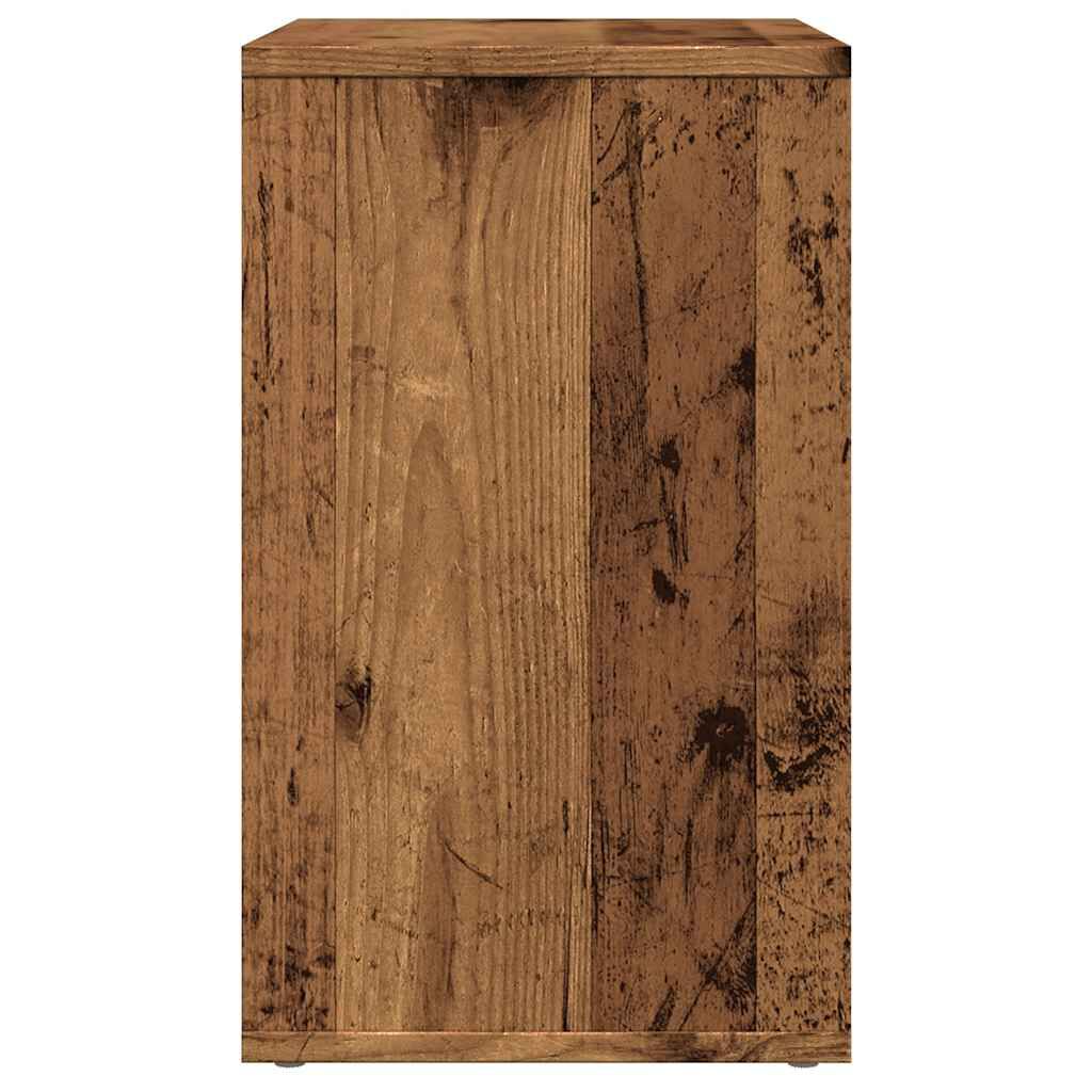 vidaXL Side Table Παλιό ξύλο 50x30x50 cm Κατασκευασμένο ξύλο