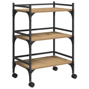 vidaXL &Kappa;&alpha;&rho;ό&tau;&sigma;&iota; &Kappa;&omicron;&upsilon;&zeta;ί&nu;&alpha;&sigmaf; Artisan Oak 50 x 35 x 75.5 &epsilon;&kappa;