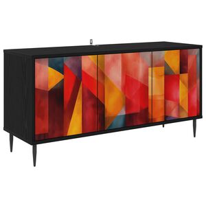 vidaXL &Nu;&tau;&omicron;&upsilon;&lambda;ά&pi;&iota; TV HEESCH 102 x 33 x 51 &epsilon;&kappa; &Mu;&alpha;ύ&rho;&eta; &Delta;&rho;&upsilon;&sigmaf;