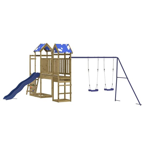 vidaXL Παιδική Χαρά Εξωτερικού Χώρου από Εμποτισμένο Ξύλο Πεύκου