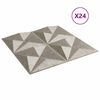 vidaXL &Pi;ά&nu;&epsilon;&lambda; &tau;&omicron;ί&chi;&omicron;&upsilon; 24 pcs &Omicron;&rho;&iota;&gamma;&kappa;ά&mu;&iota; &Mu;&pi;&epsilon;&tau;ό&nu; 50 x 50 cm &Phi;&epsilon;&lambda;&iota;&zeta;ό&lambda; XPS