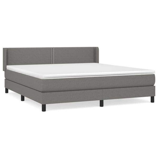 vidaXL &Kappa;&rho;&epsilon;&beta;ά&tau;&iota; Boxspring &mu;&epsilon; &Sigma;&tau;&rho;ώ&mu;&alpha; &Sigma;&kappa;&omicron;ύ&rho;&omicron; &Gamma;&kappa;&rho;&iota; 180x200 &epsilon;&kappa; &Upsilon;&phi;&alpha;&sigma;&mu;ά&tau;&iota;&nu;