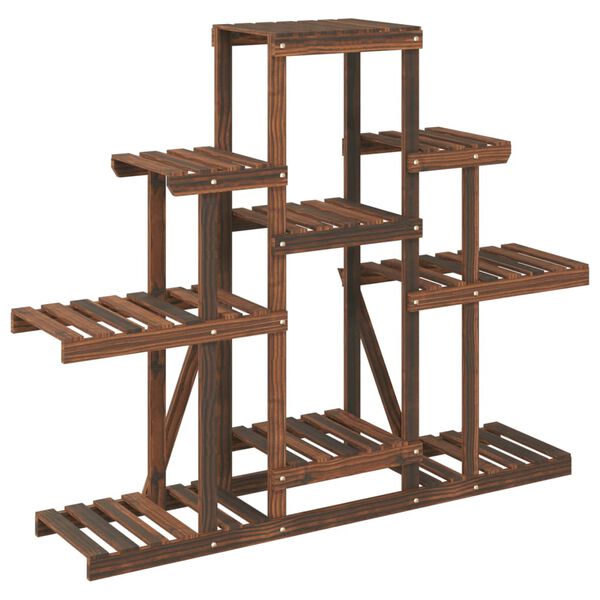 vidaXL Βάση Λουλουδιών 110 x 25 x 96 εκ. από Μασίφ Ξύλο Ελάτης