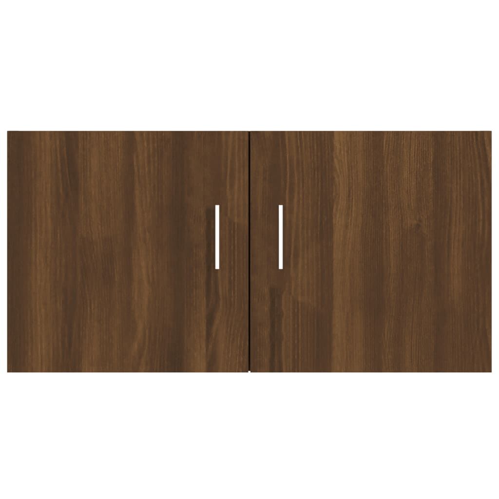 vidaXL Ντουλάπι Τοίχου Καφέ Δρυς 80x39x40 εκ. Επεξεργασμένο Ξύλο