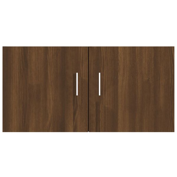 vidaXL Ντουλάπι Τοίχου Καφέ Δρυς 80x39x40 εκ. Επεξεργασμένο Ξύλο