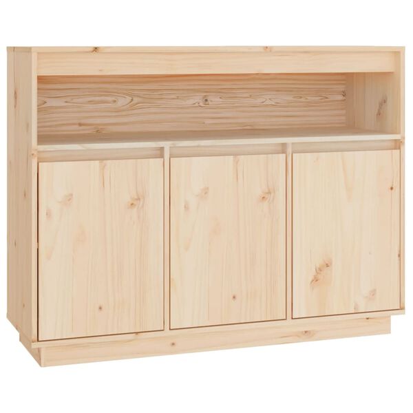 vidaXL Μπουφές 104,5 x 34 x 80 εκ. από Μασίφ Ξύλο Πεύκου