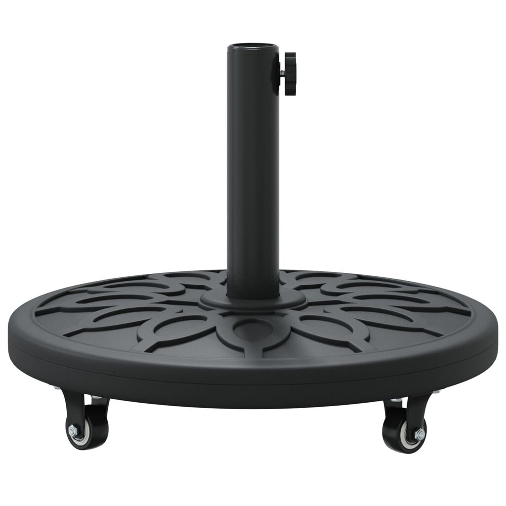 vidaXL Βάση Ομπρέλας με Ρόδες για Πόλους Ø38-48 mm 13 kg Στρογγυλή
