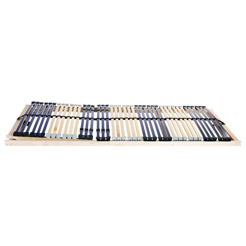 vidaXL Βάση κρεβατιού με λάμες Καφέ 70 x 190 cm Ξύλο και Μέταλλο