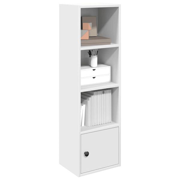 vidaXL Βιβλιοθήκη Λευκό 31x24x102 cm Ξύλο μηχανικής κατασκευής