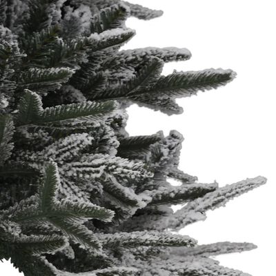 vidaXL Χριστουγεν Δέντρο Τεχνητό Προφωτισμένο Τεχν. Χιόνι 180εκ PVC&PE