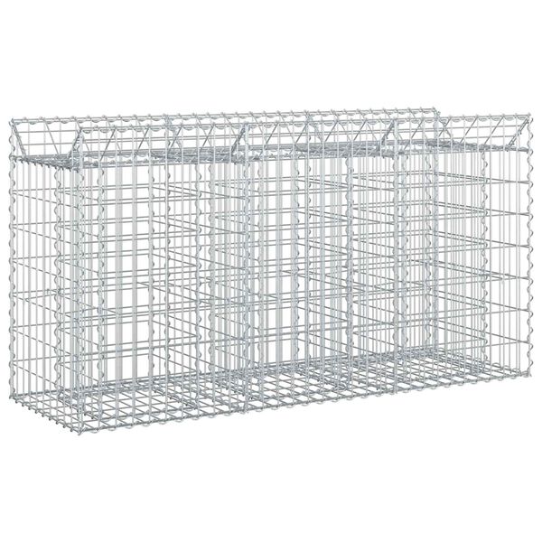 vidaXL &Alpha;&nu;&alpha;&sigma;&eta;&kappa;&omega;&mu;έ&nu;&omicron; &kappa;&rho;&epsilon;&beta;ά&tau;&iota; gabion &Alpha;&sigma;&eta;&mu;ί 150 x 50 x 80 &epsilon;&kappa;