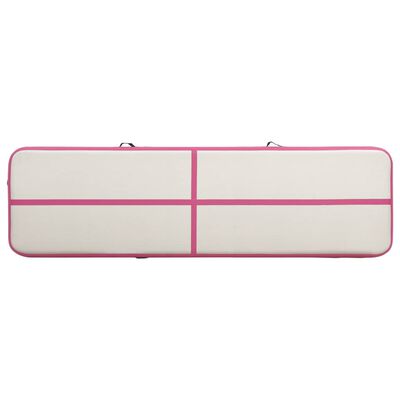vidaXL Στρώμα Ενόργανης Φουσκωτό Ροζ 700 x 100 x 20 εκ. PVC με Τρόμπα