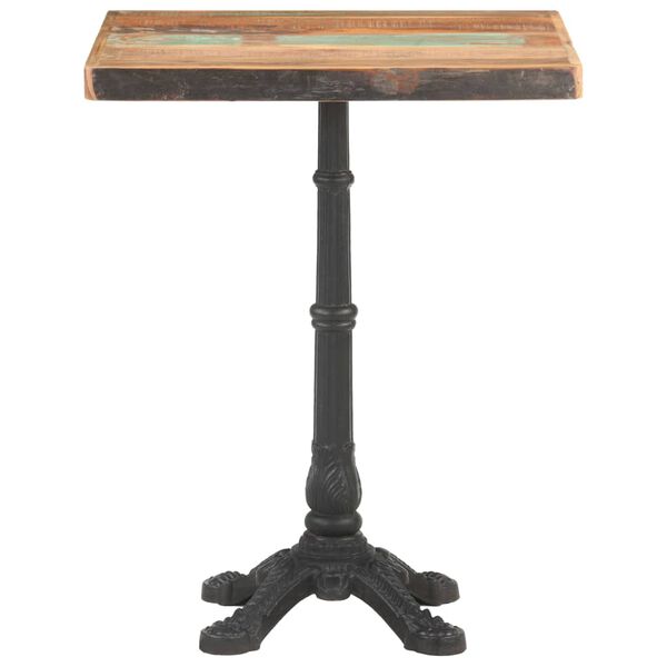 vidaXL Τραπέζι Bistro 60 x 60 x 76 εκ. Μασίφ Ανακυκλωμένο Ξύλο