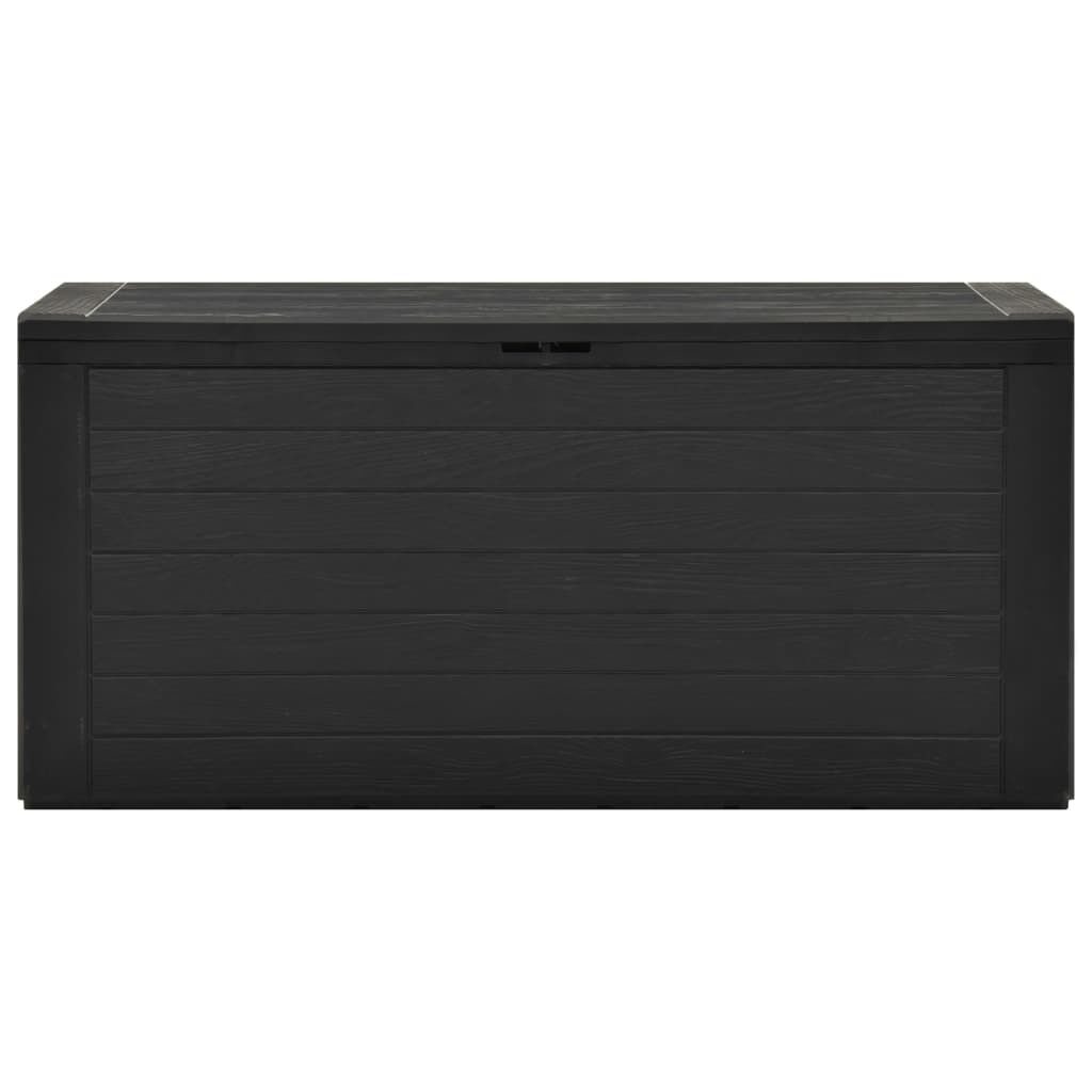 vidaXL Μπαούλο Αποθήκευσης Κήπου Ανθρακί 116 x 44 x 55 εκ.