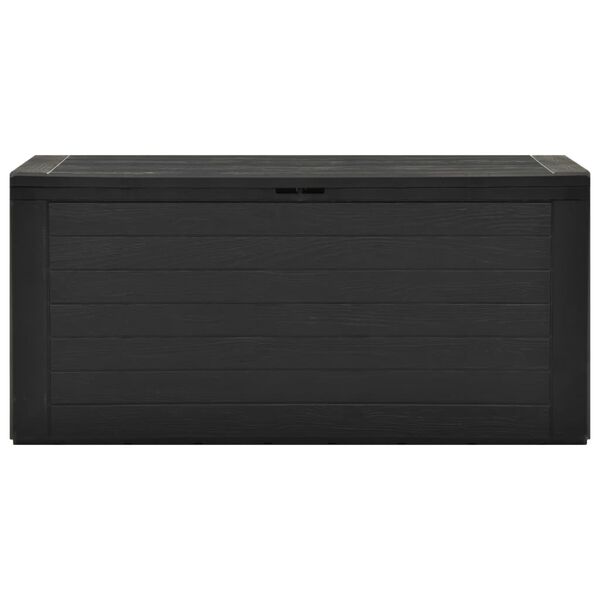 vidaXL Μπαούλο Αποθήκευσης Κήπου Ανθρακί 116 x 44 x 55 εκ.