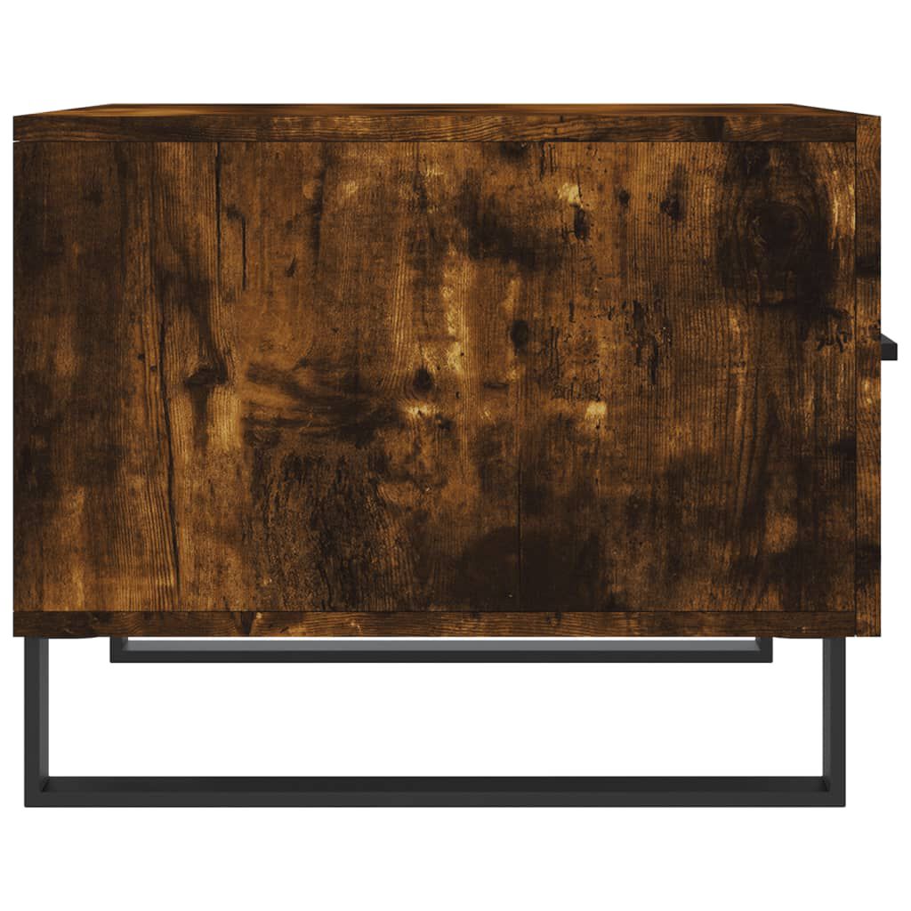 vidaXL Τραπεζάκια Σαλονιού 2 τεμ Καπνιστή Oak 50x50x40 εκ Επεξ. Ξύλο