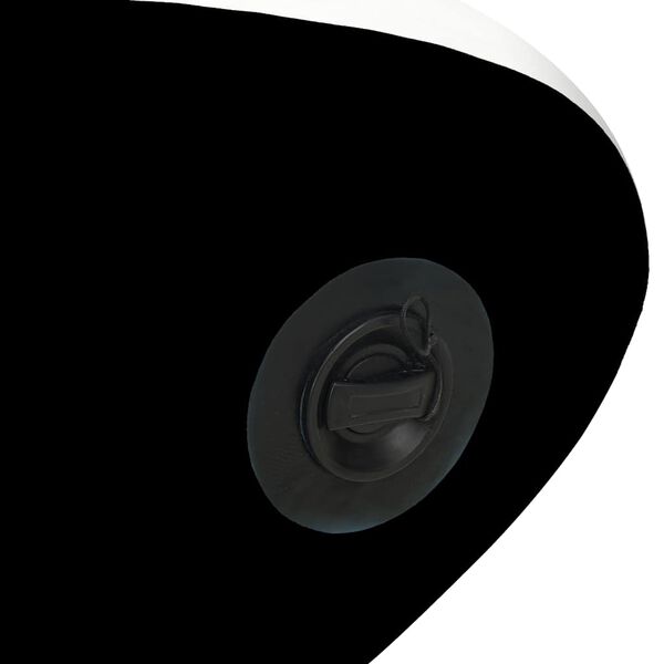 vidaXL Σανίδα SUP Φουσκωτή Σετ Μαύρη 305 x 76 x 15 εκ.