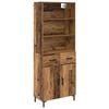vidaXL Highboard &Pi;&alpha;&lambda;&iota;ό &xi;ύ&lambda;&omicron; 69,5 x 34 x 180 &epsilon;&kappa;. &Epsilon;&pi;&epsilon;&xi;&epsilon;&rho;&gamma;&alpha;&sigma;&mu;έ&nu;&omicron; &Xi;ύ&lambda;&omicron;