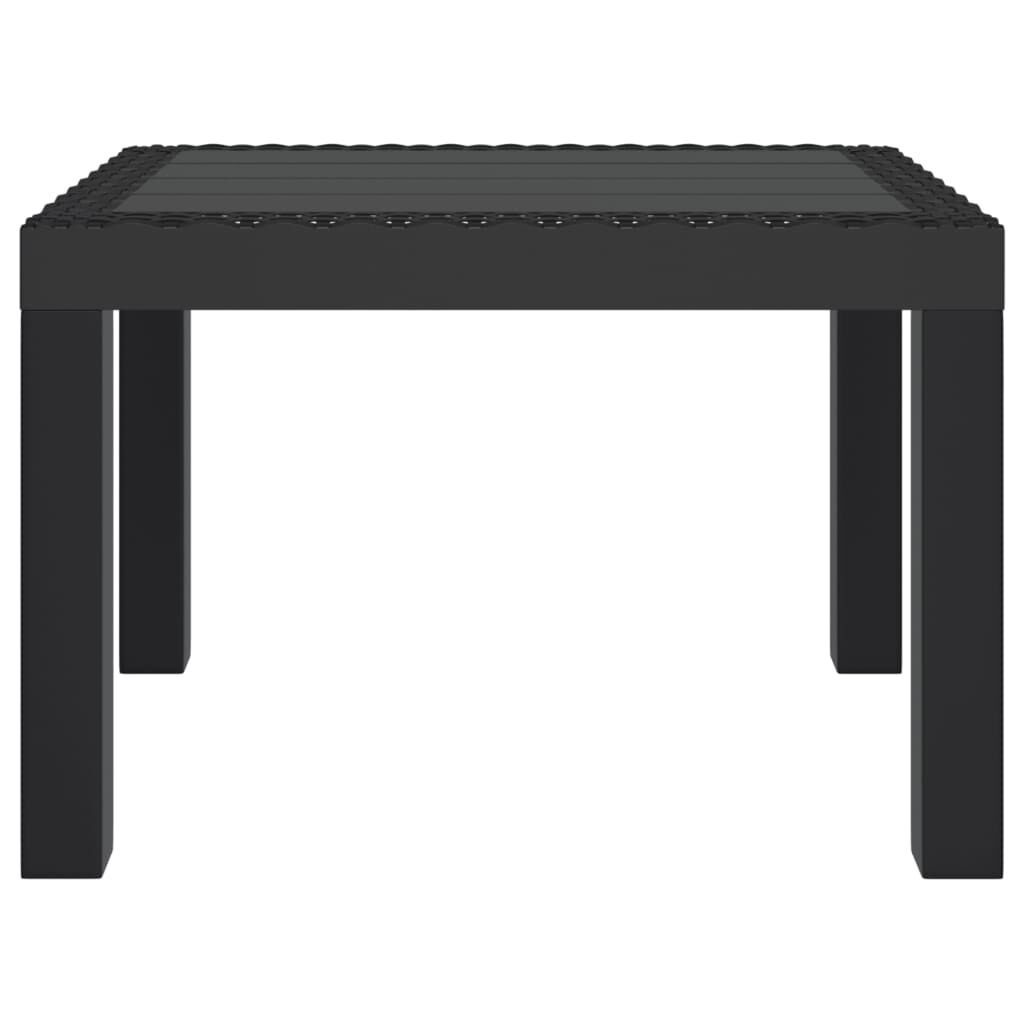vidaXL Τραπέζι Κήπου Ανθρακί 59 x 47 x 40 εκ. Πολυπροπυλένιο