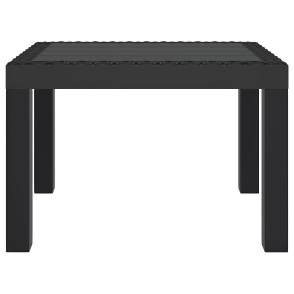 vidaXL Τραπέζι Κήπου Ανθρακί 59 x 47 x 40 εκ. Πολυπροπυλένιο