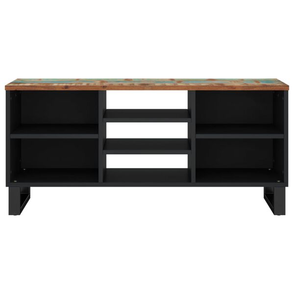 vidaXL Έπιπλο Τηλεόρασης 100x33x46εκ. Μασίφ Ανακυκλ. Ξύλο & Επεξ. Ξύλο