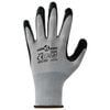 vidaXL Γάντια Εργασίας 24 pcs Γκρι και Μαύρο 8 / m Πολυεστέρας