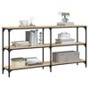 vidaXL Τραπέζι Κονσόλα Sonoma Δρυς 150x29x75 εκ. Επεξεργασμένο Ξύλο