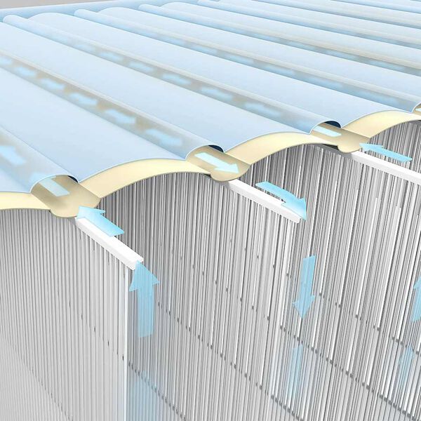 Intex Φουσκωτό Στρώμα PremAire Λευκό και Γκρι Διπλό 152 x 203 x 46 εκ.