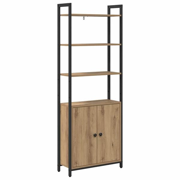 vidaXL &Beta;&iota;&beta;&lambda;&iota;&omicron;&theta;ή&kappa;&eta; Artisan Oak 60 x 24 x 161 &epsilon;&kappa; &Epsilon;&pi;&epsilon;&xi;&epsilon;&rho;&gamma;&alpha;&sigma;&mu;έ&nu;&omicron; &xi;ύ&lambda;&omicron;