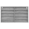vidaXL Βιτρίνα Γκρι Sonoma 100x15x58 εκ. από Επεξεργασμένο Ξύλο