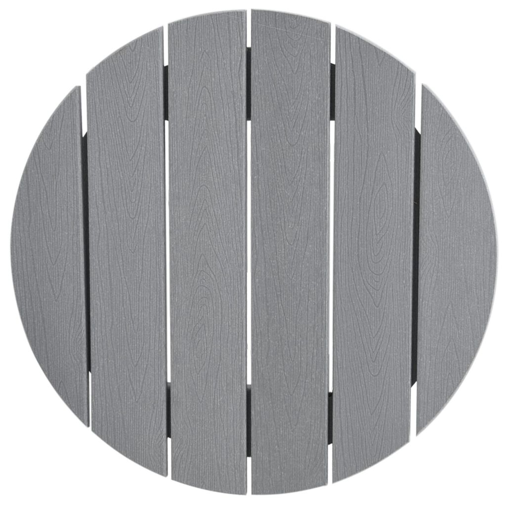 vidaXL Bar Table Ανοιχτό Γκρι 55x55x107 εκ. HDPE