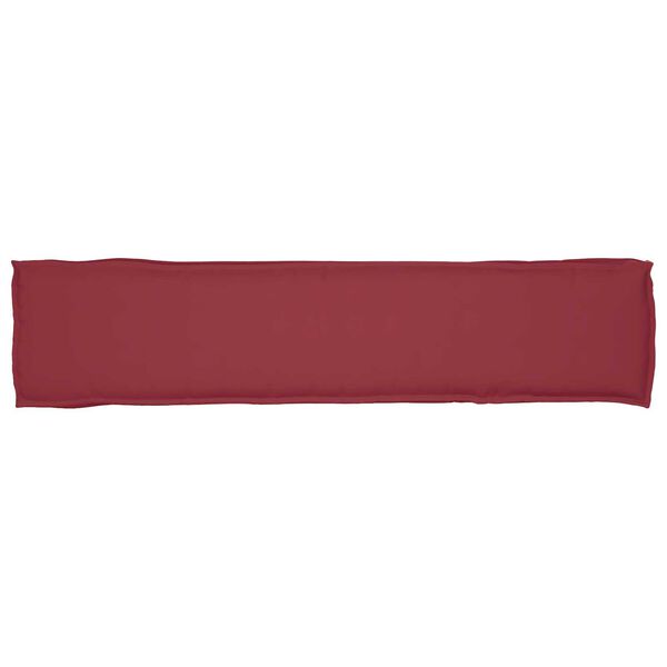 vidaXL Μαξιλάρι Παλέτας για Πάγκο Μπορντό 180x40x8 cm Ύφασμα Oxford