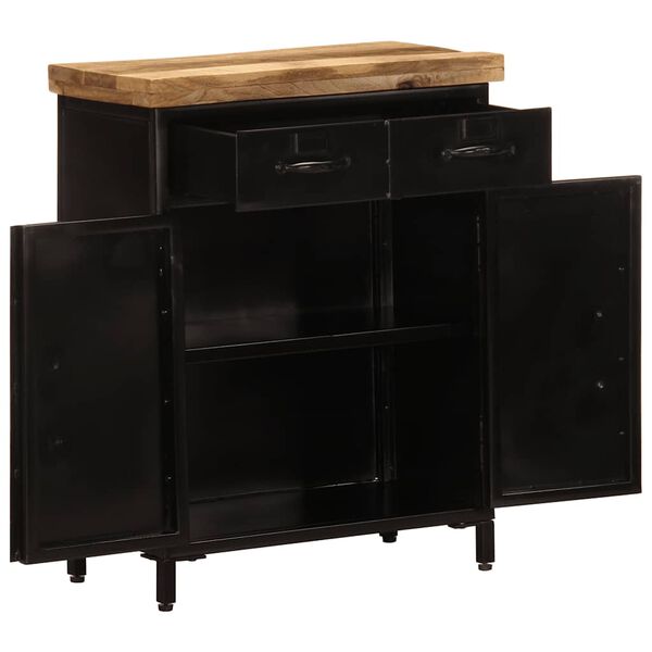 vidaXL Ντουλάπι 55 x 30 x 71 εκ. από Μασίφ Ξύλο Μάνγκο