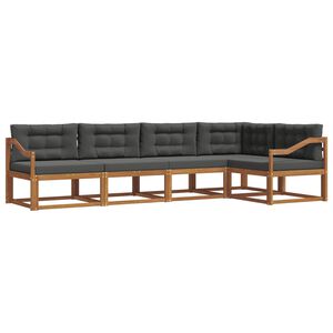 vidaXL &Sigma;&epsilon;&iota;&rho;ά &Kappa;&alpha;&nu;&alpha;&pi;έ &Epsilon;&xi;&omega;&tau;&epsilon;&rho;&iota;&kappa;&omicron;ύ &mu;&epsilon; &mu;&alpha;&xi;&iota;&lambda;ά&rho;&iota; 5 pcs &Phi;&upsilon;&sigma;&iota;&kappa;ό &kappa;&alpha;&iota; &Alpha;&nu;&theta;&rho;&alpha;&kappa;ί