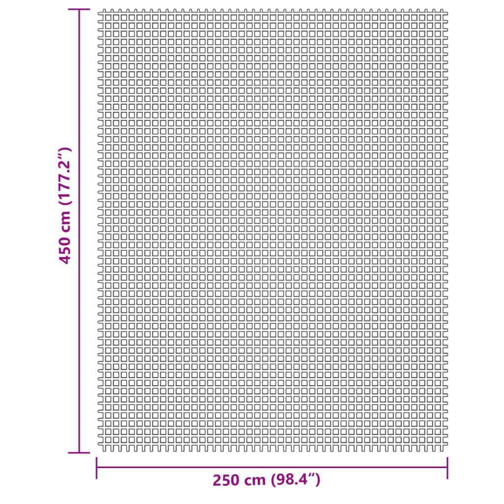 vidaXL Χαλί Σκηνής Κρεμ 4,5x2,5 μ.
