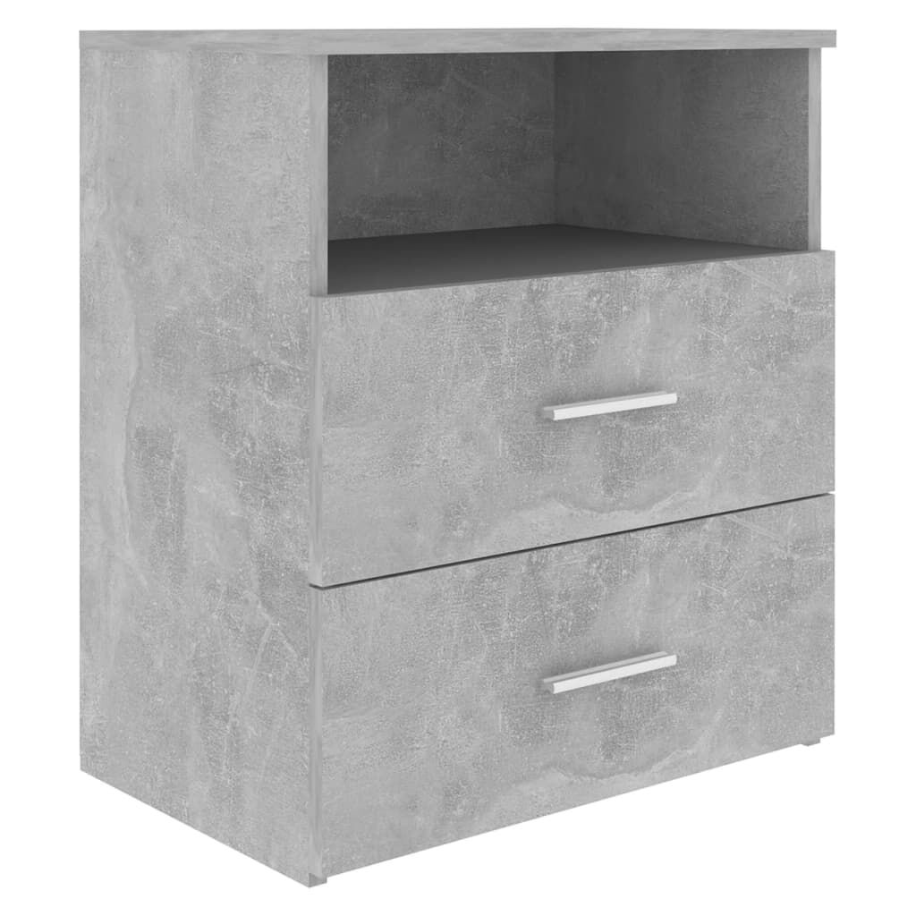 vidaXL Κομοδίνο Γκρι Σκυροδέματος 50 x 32 x 60 εκ.