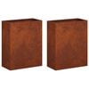 vidaXL &Gamma;&lambda;ά&sigma;&tau;&rho;&alpha; &Kappa;ή&pi;&omicron;&upsilon; 2 &tau;&mu;&chi;. &Sigma;&kappa; rusty 40 x 20 x 50 &epsilon;&kappa;