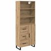 vidaXL Highboard 2 pcs Artisan Oak 69,5 x 34 x 180 &epsilon;&kappa;.