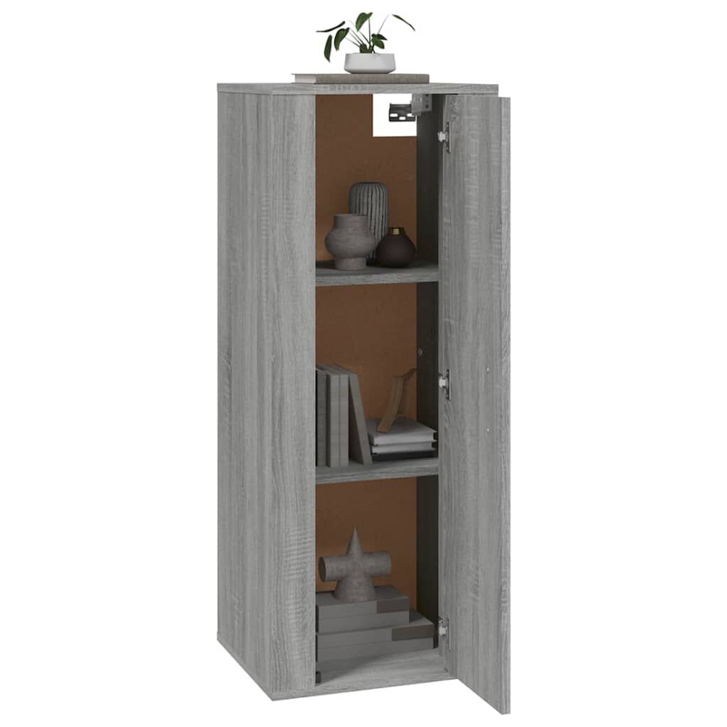 vidaXL Έπιπλα Τηλεόρασης Επιτοίχια Sonoma Δρυς 40x34,5x100 εκ