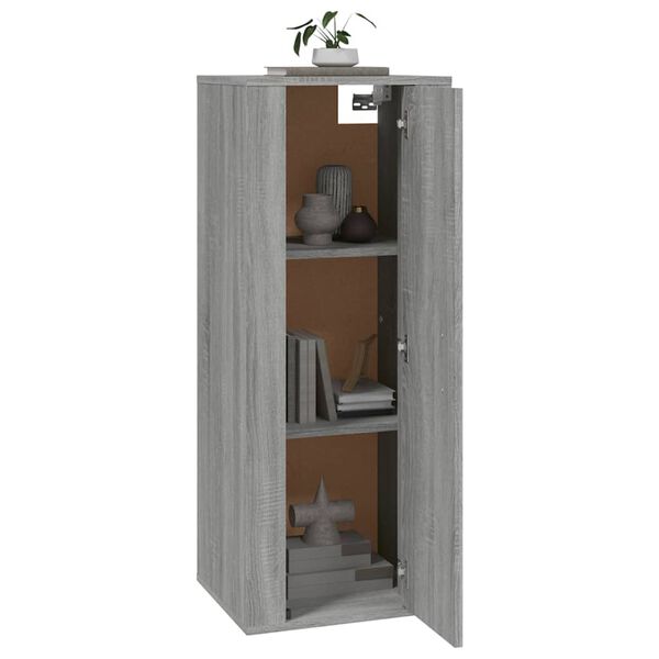 vidaXL Έπιπλα Τηλεόρασης Επιτοίχια Sonoma Δρυς 40x34,5x100 εκ