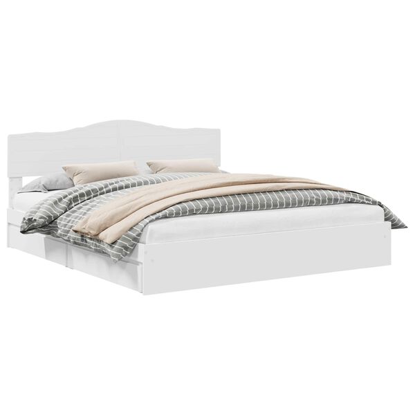 vidaXL &Kappa;&rho;&epsilon;&beta;ά&tau;&iota; &Alpha;&pi;&omicron;&theta;ή&kappa;&eta;&sigmaf; &Lambda;&epsilon;&upsilon;&kappa;ό 180 x 200 cm &Epsilon;&pi;&epsilon;&xi;&epsilon;&rho;&gamma;&alpha;&sigma;&mu;έ&nu;&omicron; &xi;ύ&lambda;&omicron;