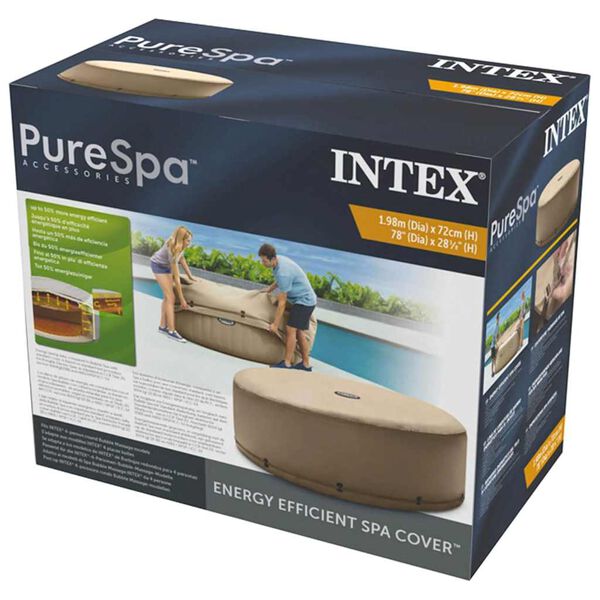 Intex Κάλυμμα Φουσκωτού Υδρομασάζ Ενεργειακά Αποδοτικό 28523